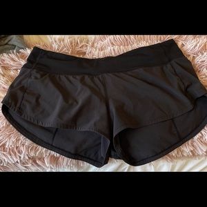 Lululemon speed up shorts black